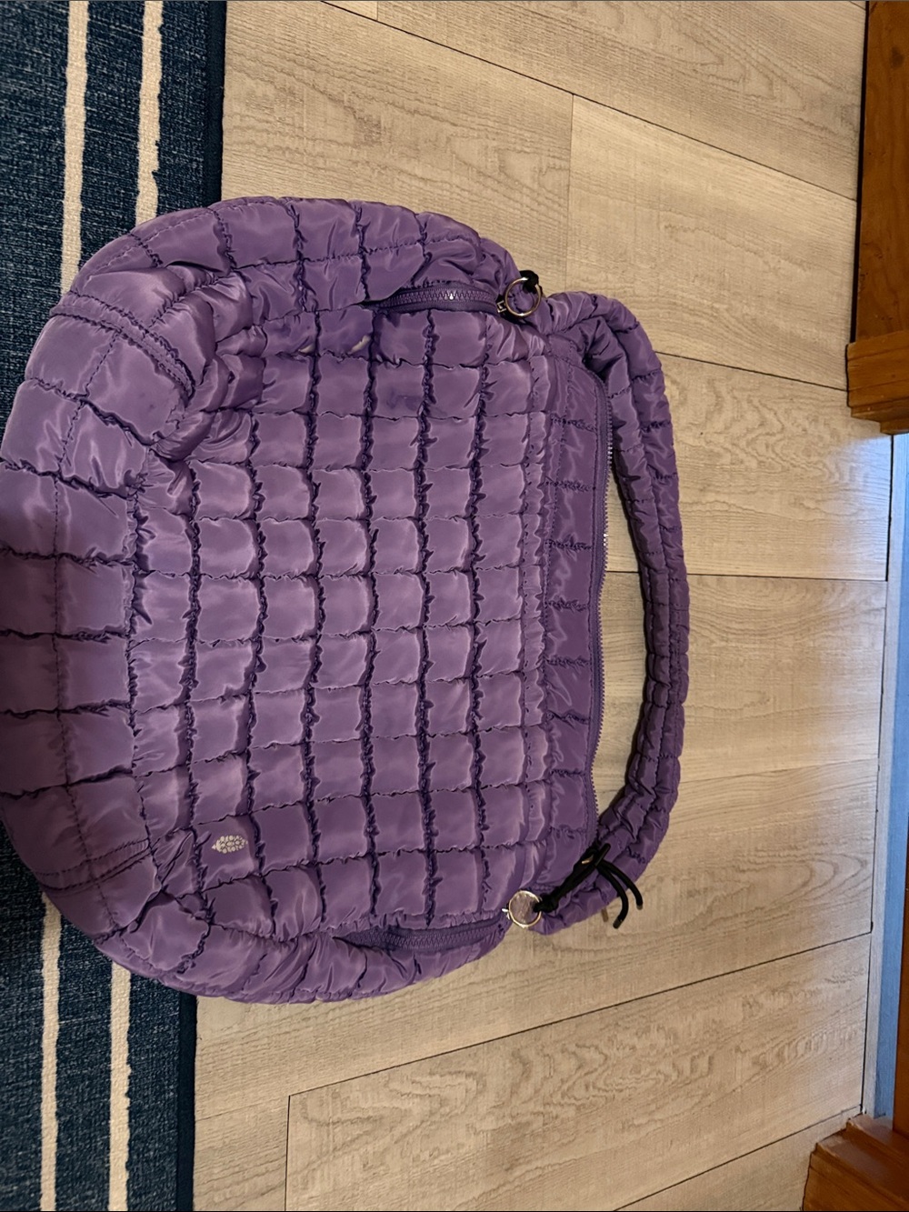 Free People Lavender Quilted Shoulder Bag